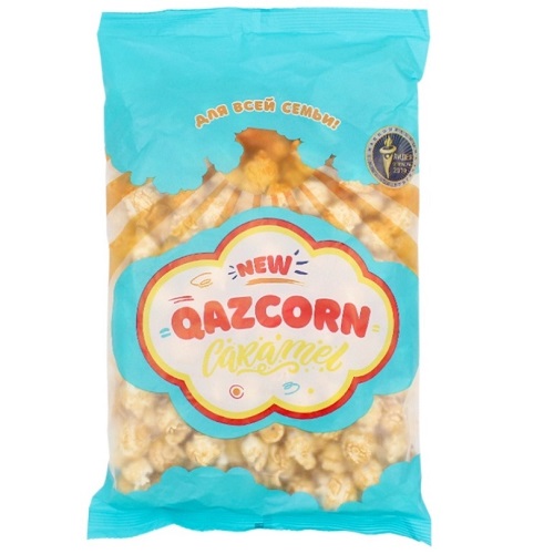 Qazcorn попкорн Caramel, 90 гр Qazcorn попкорн Caramel, 90 гр